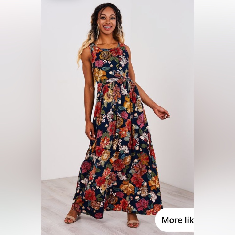 Radio Retro Boardwalk Nursing Maxi Dress